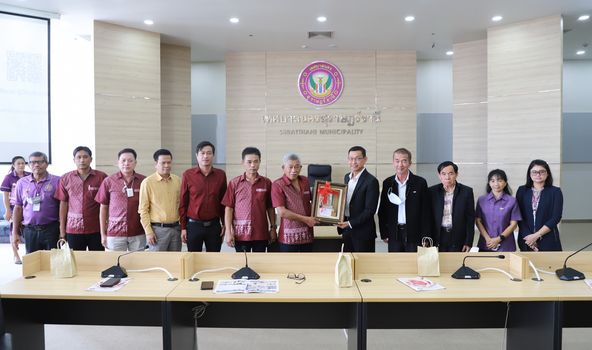 ต้อนรับคณะศึกษาดูงานสันนิบาตเทศบาลจังหวัดสมุทรสงคราม Image 1