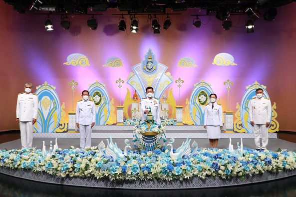 บันทึกเทปโทรทัศน์ถวายพระพรชัยมงคล ๑๒ สิงหาคม ๒๕๖๔ Image 1