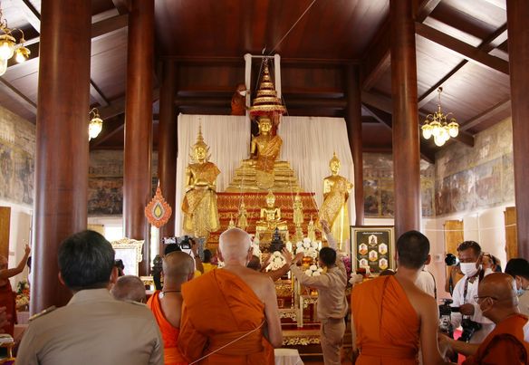 พิธีสมโภชพระอุโบสถ ยกฉัตรพระประธานพระอุโบสถ Image 1