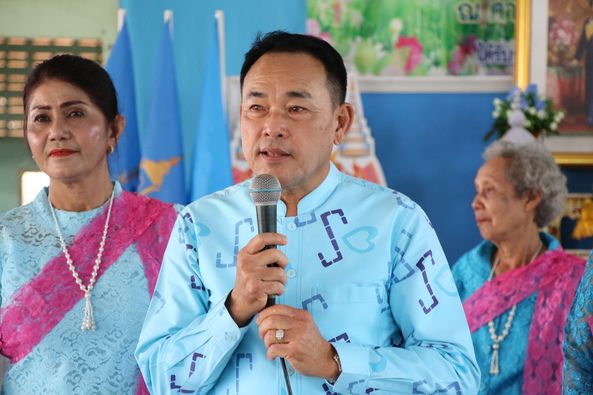 พิธีวันแม่แห่งชาติของชมรมผู้สูงอายุวัดโพหวาย รูปภาพ 1