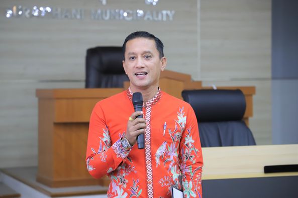 ต้อนรับคณะศึกษาดูงานเทศบาลตำบลกำแพง รูปภาพ 1