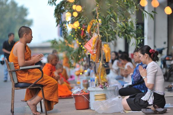 พุ่มผ้าป่าหน้าบ้านหนึ่งเดียวในประเทศ อัตลักษณ์ของชาวสุราษฎร์ ... รูปภาพ 1