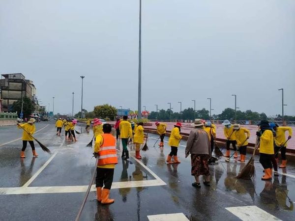 บรรยากาศเจ้าหน้าที่งานรักษาความสะอาด สำนักสาธารณสุขและสิ่งแว ... รูปภาพ 1