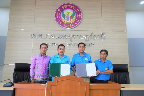 เทศบาลนครสุราษฎร์ธานีต้อนรับคณะศึกษาดูงานจาก อบต.หน้าไม้ รูปภาพ 1