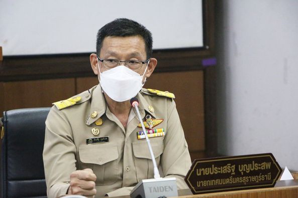 ยินดีต้อนรับผู้มาดำรงตำแหน่งสายงานผู้บริหารเทศบาลนครสุราษฎร์ ... Image 1