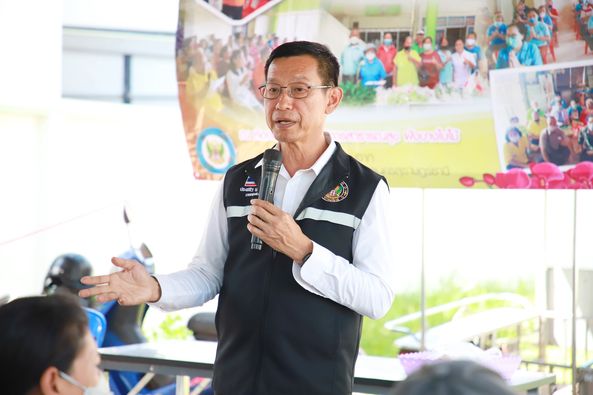 นายกแป๊ะ ลงพื้นที่พบปะชมรมผู้สูงอายุ ชุมชนฝั่งบางใบไม้ เทศบา ... รูปภาพ 1