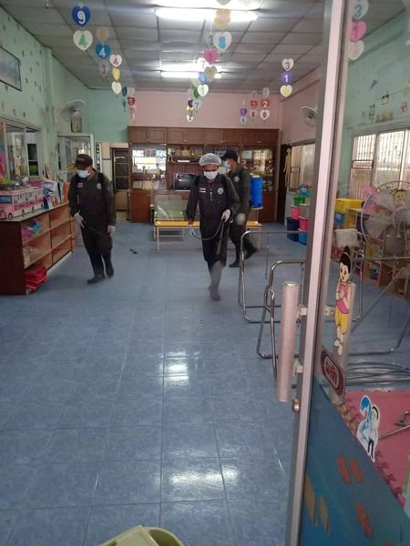 ฉีดพ่นน้ำยาฆ่าเชื้อ ซอยตลาดล่าง ๑๔ Image 1