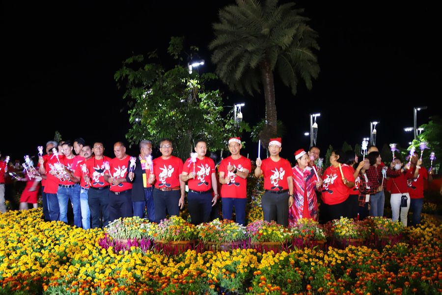 ประมวลภาพบรรยากาศ ”สวนเรืองแสง (Flowers of Light)” Image 1