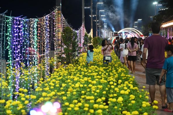 แอดมินเก็บภาพบรรยากาศค่ำคืนสุดท้าย(9 ม.ค. 67) มาฝาก กับสีสัน ... Image 1