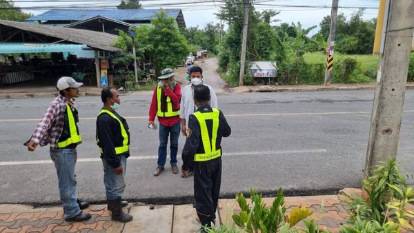 ทน.สฎ.ซ่อมแซมผิวจราจรแบบแอสฟัลท์ติกคอนกรีต ถนนวิภาวดี๗ Image 1