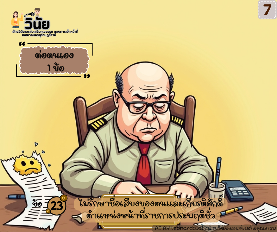 วินัยพนักงานส่วนท้องถิ่น 19 ข้อ พร้อมกรณีตัวอย่าง รูปภาพ 8