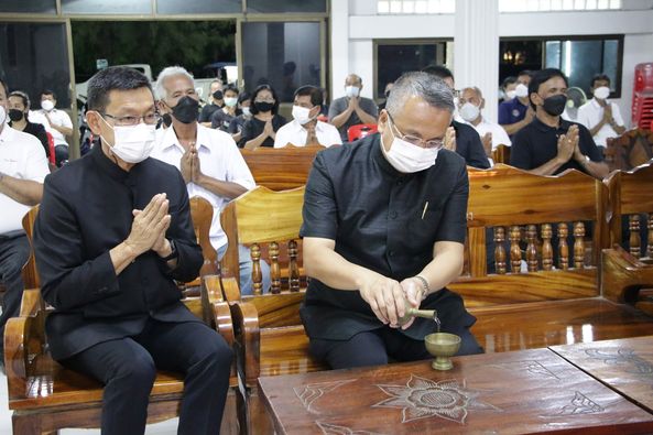 พิธีบำเพ็ญกุศลศพคุณแม่ไพจิตร ยิ้มประเสริฐ ณ วัดสามัคคีผดุงพั ... Image 1