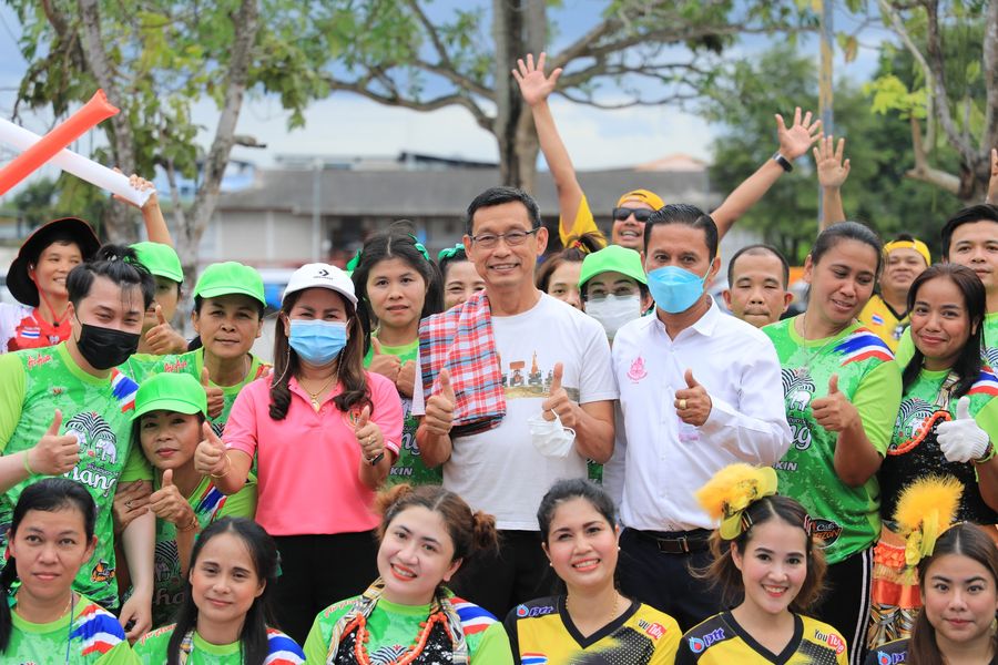 นายกฯ เปิดการแข่งขันกีฬาสีภายในสำนักคลังเทศบาลนครสุราษฎร์ธาน ... Image 1