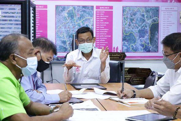 ประชุมสำนักช่าง ติดตามการดำเนินงาน รับทราบปัญหาอุปสรรค Image 1