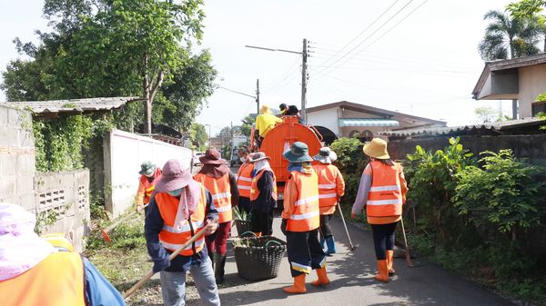 บรรยากาศของวันที่๓ เทศบาลนครสุราษฎร์ธานีร่วมทำความสะอาด Image 1