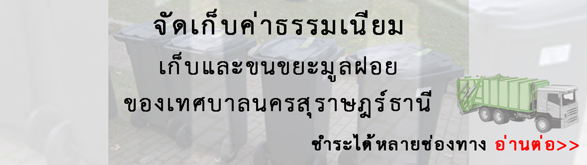 จัดเก็บค่าธรรมเนียมเก็บและขนขยะมูลฝอย รูปภาพ 1