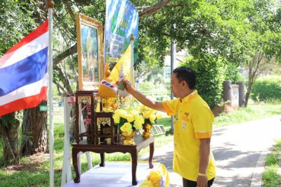 เทศบาลฯ ร่วมกิจกรรมทำงานบริการสังคมแบบกลุ่ม (ขุดลอกผักตบชวา) ... Image 1