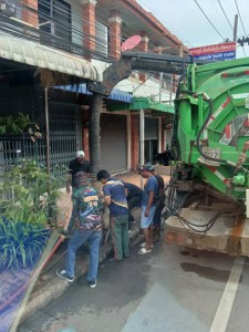 เทศบาลนครสุราษฎร์ธานี โดยสำนักช่าง ดำเนินงานด้านต่างๆเพื่อคว ... Image 1