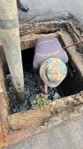 เทศบาลนครสุราษฎร์ธานี โดยสำนักช่าง ดำเนินงานด้านต่างๆเพื่อคว ... Image 1