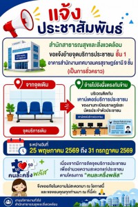 แจ้งประชาสัมพันธ์จากสำนักสาธารณสุขและสิ่งแวดล้อม เทศบาลนครสุ ... รูปภาพ 1