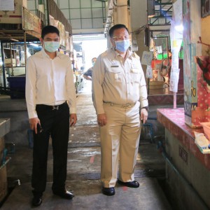 ล้างตลาดไดมอนด์ และฉีดสารเคมีฆ่าเชื้อ Image 1