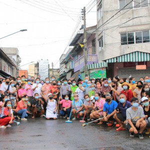 ทำความสะอาดฉีดล้าง และฉีดสารเคมีฆ่าเชื้อในบริเวณตลาดศาลเจ้า Image 1