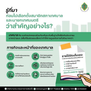 เตรียมพร้อมก่อนออกไปใช้สิทธิเลือกตั้งเทศบาล รู้ครบจบในโพสต์เ ... Image 1