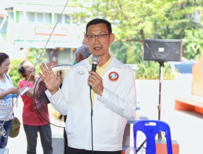 เทศบาลนครสุราษฎร์ธานี ร่วมพิธีทำบุญครบรอบวันก่อตั้งตลาดมิตรเ ... Image 1