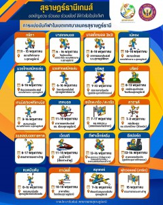 เชิญร่วมชม ร่วมเชียร์ ให้กำลังใจนักกีฬา Image 1