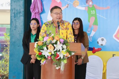 การแข่งขันกีฬาสีภายใน โรงเรียนเทศบาล ๔ (วัดโพธาวาส) “โพธิ์ทอ ... รูปภาพ 1