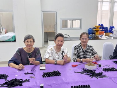 กิจกรรมทำริบบิ้นสีดำ วันที่ 12 พฤศจิกายน 2568 สำหรับแจกจ่ายใ ... รูปภาพ 1