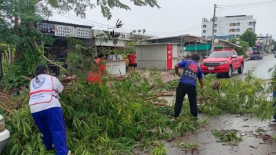 บ่ายวันนี้ (20 ก ค. 68) เจ้าหน้าที่ฝ่ายป้องกันและบรรเทาสาธาร ... รูปภาพ 1