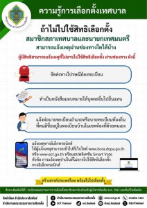ความรู้การเลือกตั้งเทศบาล Image 1