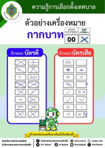 "ความรู้การเลือกตั้งเทศบาล" Image 1