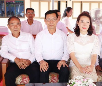 พิธีวางศิลาฤกษ์ อาคารอเนกประสงค์ (ธงธน สิทธิคุณ) รูปภาพ 1