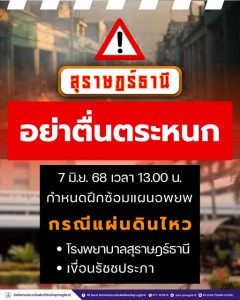 สุราษฎร์ธานี อย่าตื่นตระหนก Image 1