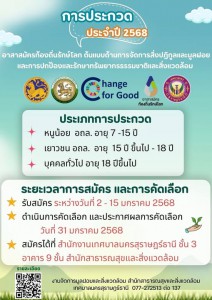 ขอเชิญชวนผู้ที่สนใจ เข้ารับการประกวดเป็นอาสาสมัครท้องถิ่นรัก ... Image 1