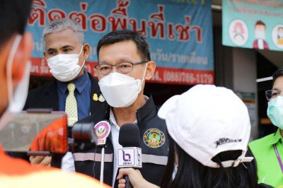 ล้างทำความสะอาดและฉีดพ่นยาฆ่าเชื้อตลาดสดเทศบาลฯ Image 1