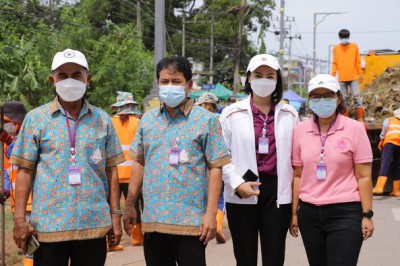 ลงพื้นที่พัฒนาถนนสายเส้นปากน้ำ วันที่ ๒ Image 1