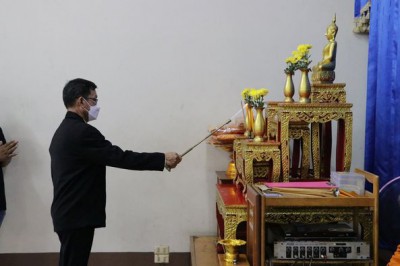 พิธีบำเพ็ญกุศลศพคุณพ่อวินัย หลีกพาล อายุ ๗๒ ปี Image 1
