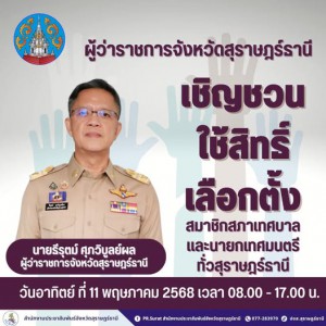 "หนึ่งเสียงของท่าน คือพลังของบ้านเมือง" นายธีรุตม์ ศุภวิบูลย ... Image 1