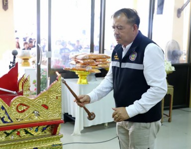 บ่ายวันนี้ ( 24 เม.ย. 68 ) เทศบาลนครสุราษฎร์ธานี ร่วมพิธีฌาป ... รูปภาพ 1