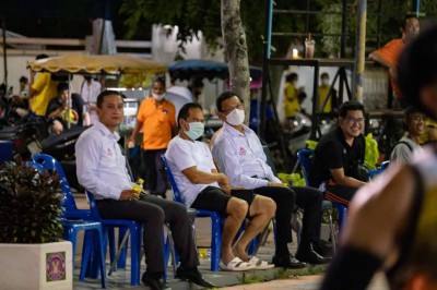 บรรยากาศการแข่งขันกีฬาบาสเกตบอลกีฬาเด็กเยาวชนและประชาชน ระหว ... รูปภาพ 1
