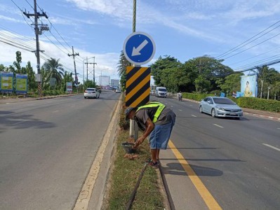 เทศบาลนครสุราษฎร์ธานี โดยสำนักช่าง ดำเนินงานด้านต่างๆ เพื่อค ... Image 1