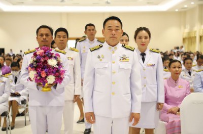 พิธีวางพานพุ่มถวายราชสักการะ สมเด็จพระกนิษฐาธิราชเจ้า กรมสมเ ... Image 1