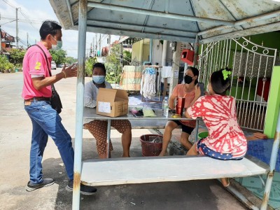 ลงพื้นที่ตรวจสอบปัญหาการทิ้งขยะในหมู่บ้านโพหวาย ตลาดล่าง ๒๖ Image 1