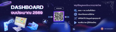Dashboard งบประมาณ 2569 สรุปข้อมูลงบประมาณรายจ่าย รูปภาพ 1